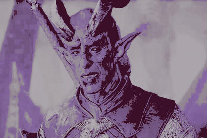 ZEVLOR "BRIGHTEYE", HELLRIDER. secondary , headcanon-based + forgotten realms lore under construction